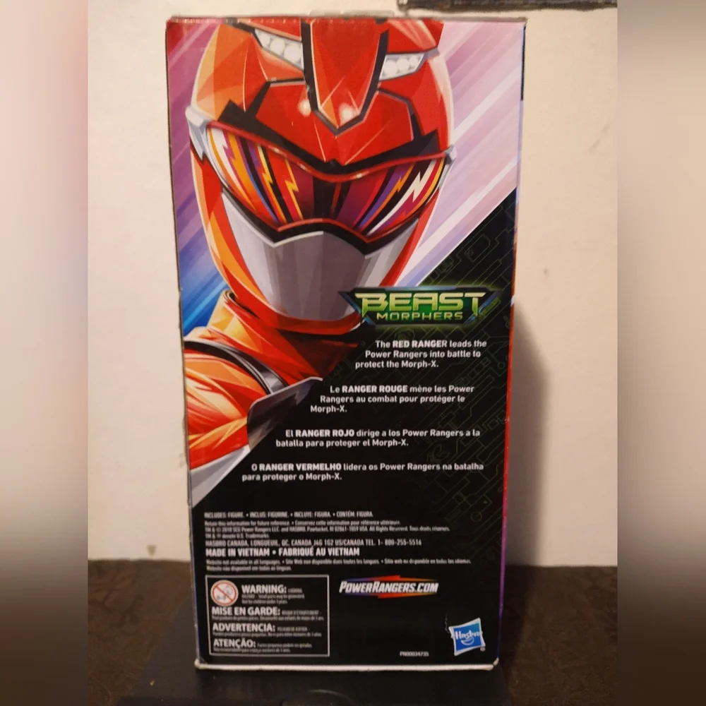 2018 Red Power Ranger Beast Morphers Red Ranger - Picture 3 of 3